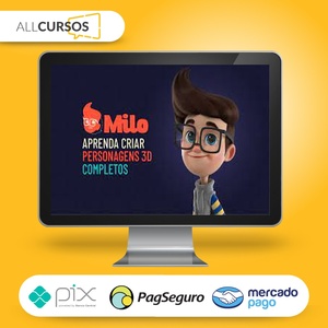 Milo - Aprenda a Criar Personagens 3D Completos - Mascoteria School